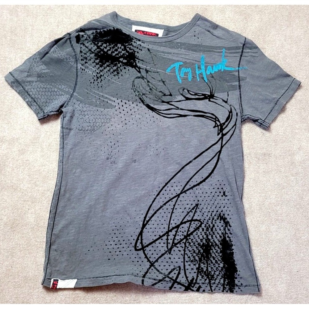 TONY HAWK SHIRT HAWK BRAND Y2K MEDIUM ABSTRACT HK042820-05
